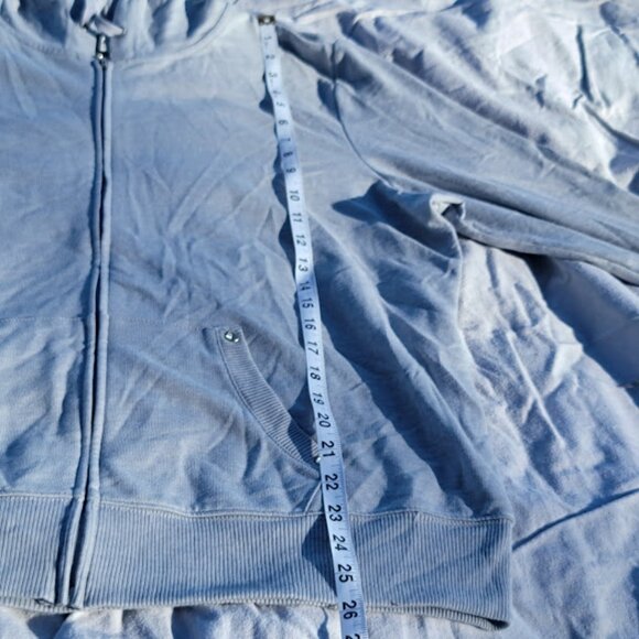 French Laundry XL zip up hoodie with butterfly - Picture 10 of 12
